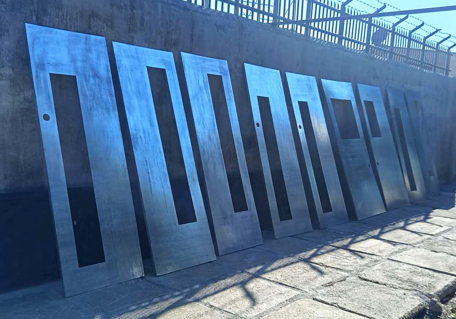 RTCDC steel doors finished assembly