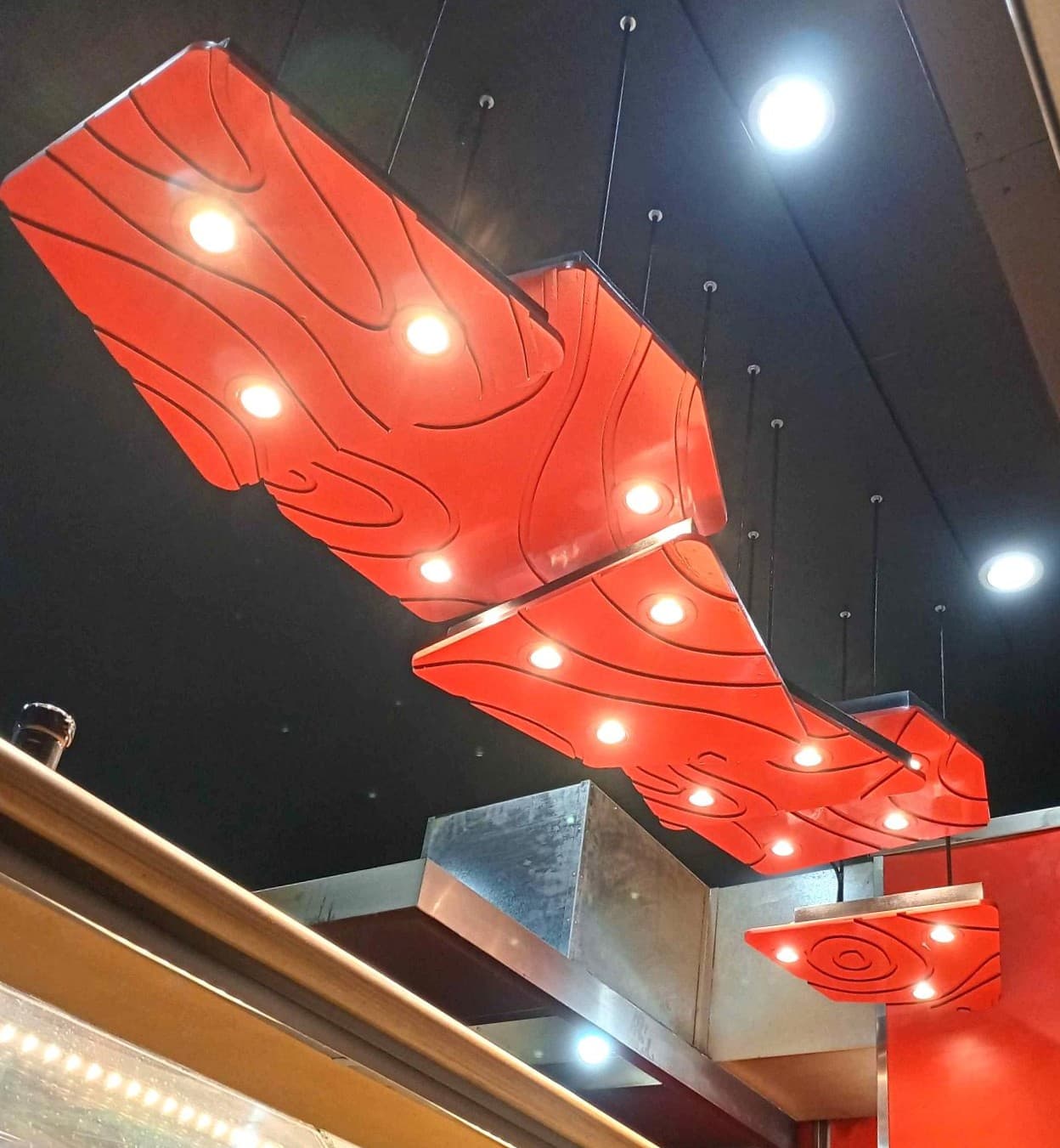Breadbox drop ceiling finished installation detail