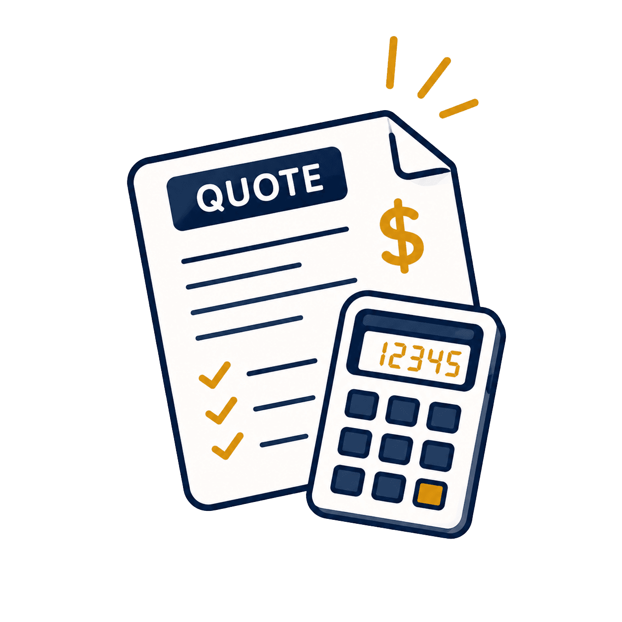 You receive a detailed quotation