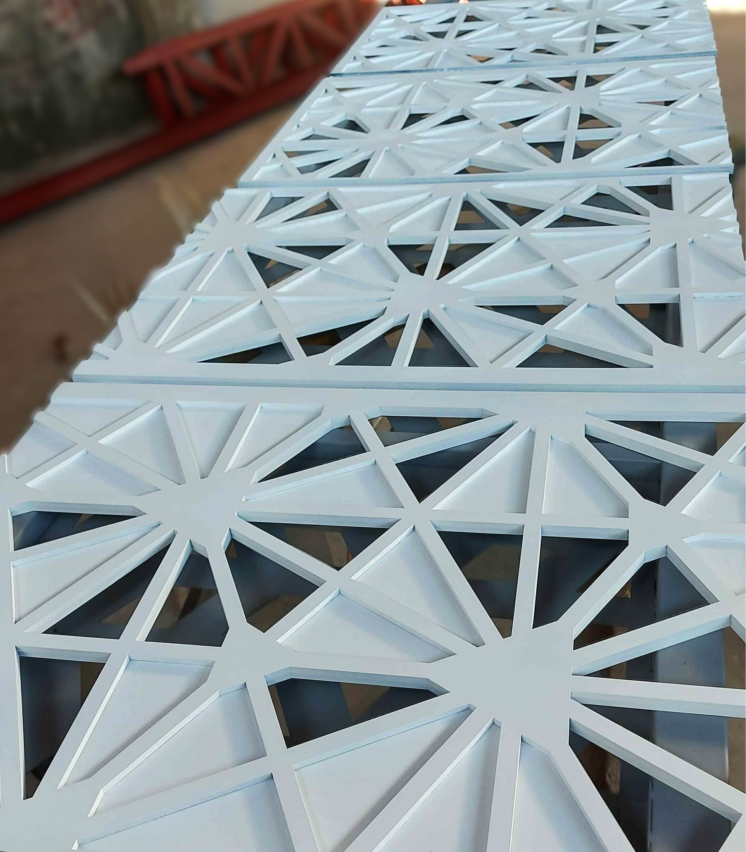 Urban Table drop ceiling priming stage